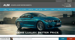 Desktop Screenshot of mariettaluxurymotors.com